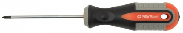 Отвертка стержневая крестовая ROUND GRIP PH2x150 мм 751215 OMBRA